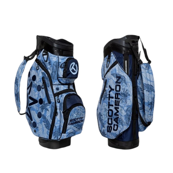スコッティキャメロン 2023 EXPLORER FLORAL BLUE フローラル カートバッグ US仕様 SCOTTY CAMERON キャディーバッグ タイトリスト Titleist