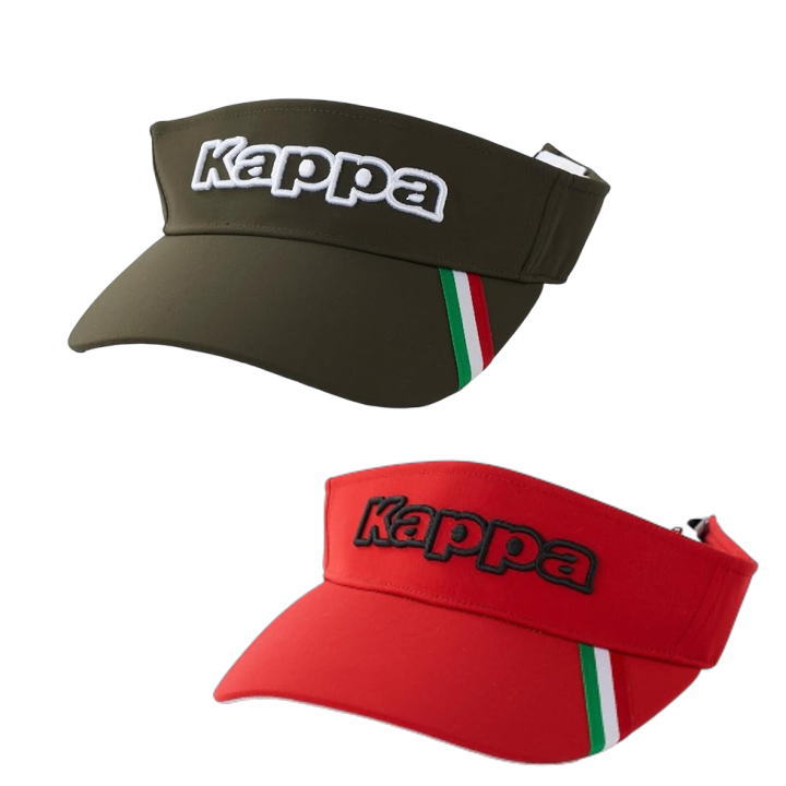 【送料無料】KAPPA GOLF カッパ 刺繍ロゴバイザー サンバイザー 615-922