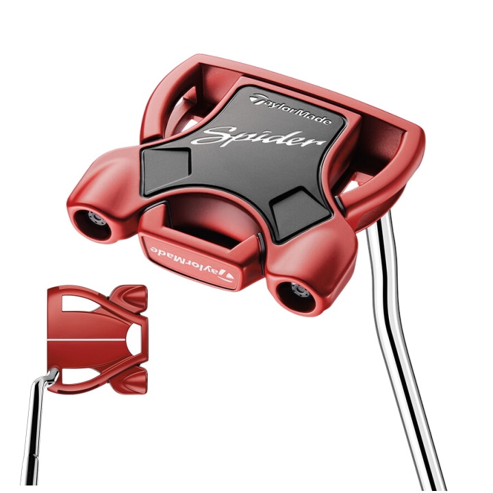 右用 テーラーメイド SPIDER RED ダブルベンド パター US仕様 スパイダー レッド 34インチ