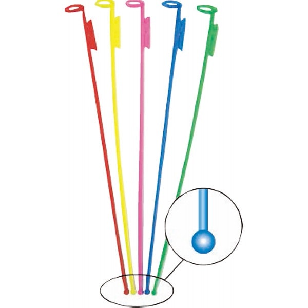 風船用プラスチック棒（100本入り）