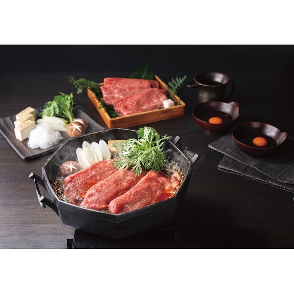総本家 肉の大橋亭 近江牛 カタ すき焼き用（350ｇ）【目録】