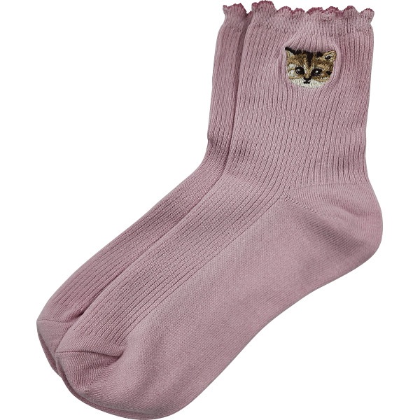 ポール＆ジョー レディースソックス ワンポイント刺繍