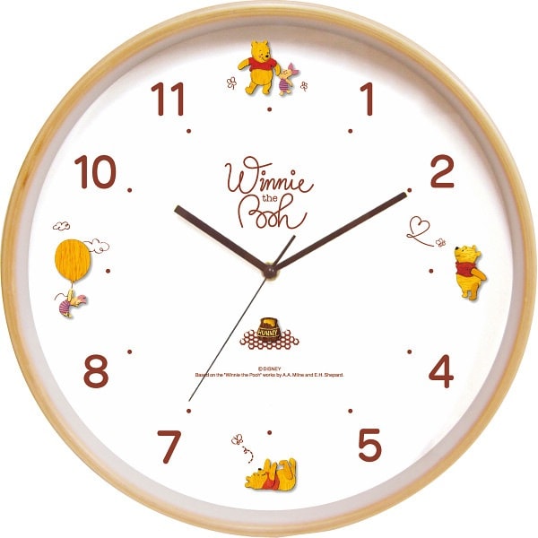 ディズニー ウッドパーツクロック