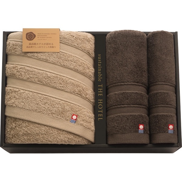 サステナブル ＴＨＥ ＨＯＴＥＬ ホテル仕様バス・フェイス・ゲストタオルセット
