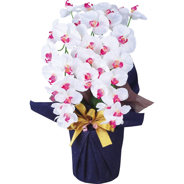 アーティフィシャルフラワー 大輪 3本立ち胡蝶蘭