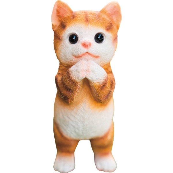 アニマルガーデンオーナメント 茶トラ