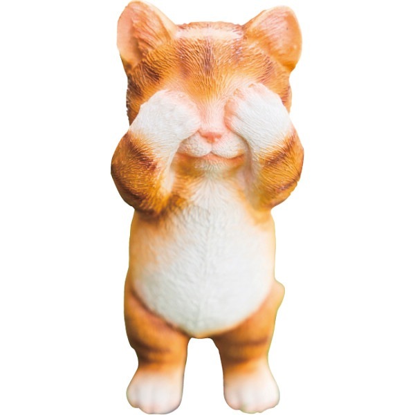 アニマルガーデンオーナメント 茶トラ