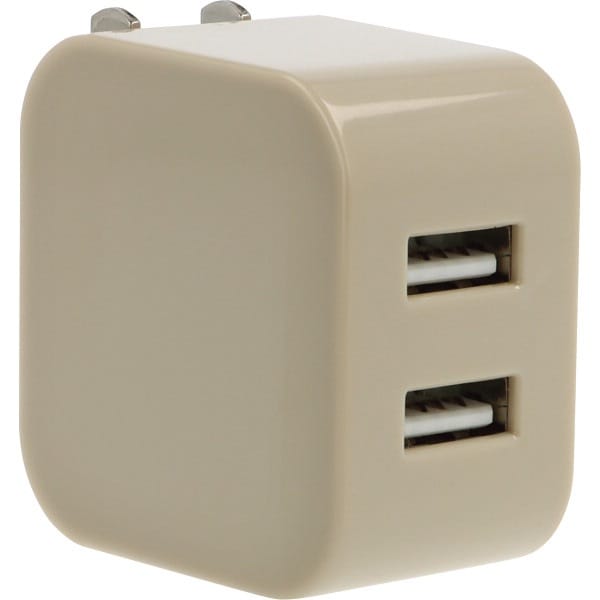 2ポートＵＳＢアダプター（3．4Ａ）