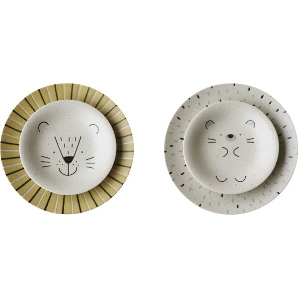 ＭｏｇｕＭｏｇｕＬｕｎｃｈ ペアペアプレートセット