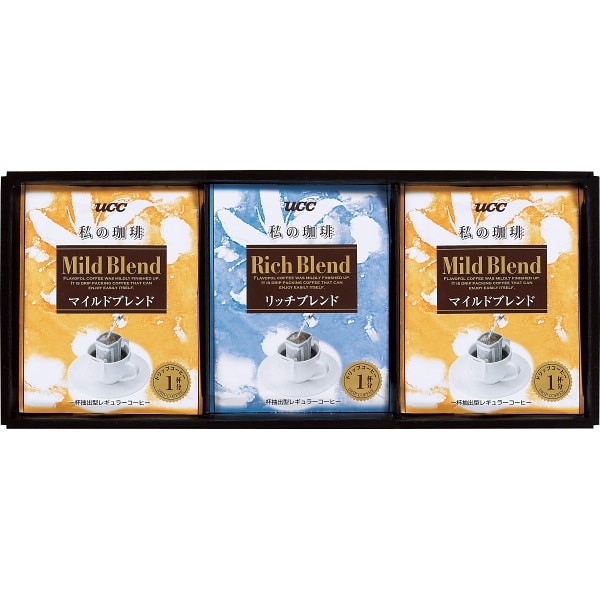 ＵＣＣ 一杯抽出型レギュラーコーヒー「私の珈琲」ギフト（2種12個）