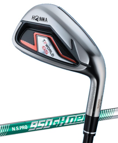 ホンマ□T//WORLD GS□アイアン□5本組（6番～10番）□N.S.PRO 