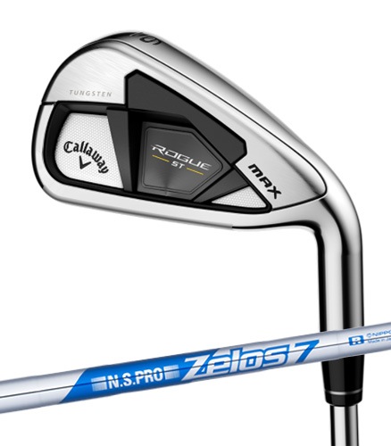 【日本仕様】キャロウェイ■ROGUE ST MAX■アイアン■5本組(6〜P)■N.S.PRO ZELOS 7 スチール(S)