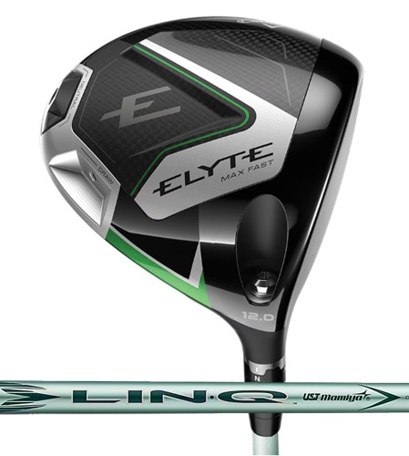 ELYTE MAX FAST �h���C�o�[ ���f�B�[�X [LIN-Q GREEN 40 for Callaway �t���b�N�X�FA ���t�g�F12]