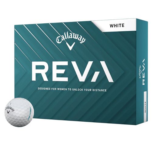 【女性用】【正規品】【送料無料】キャロウェイ■REVA■ホワイト■ゴルフボール■1ダース