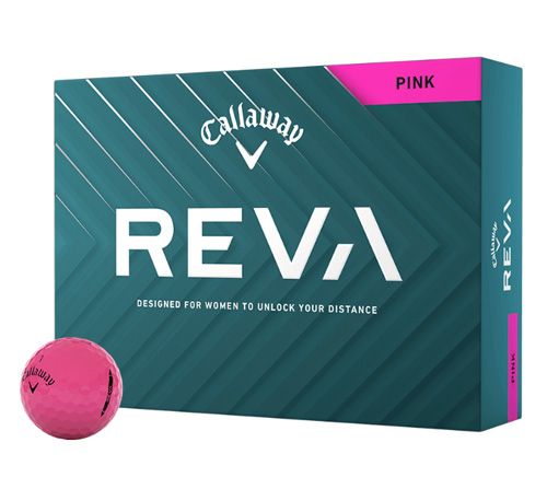 【女性用】【正規品】【送料無料】キャロウェイ■REVA■ピンク■ゴルフボール■1ダース