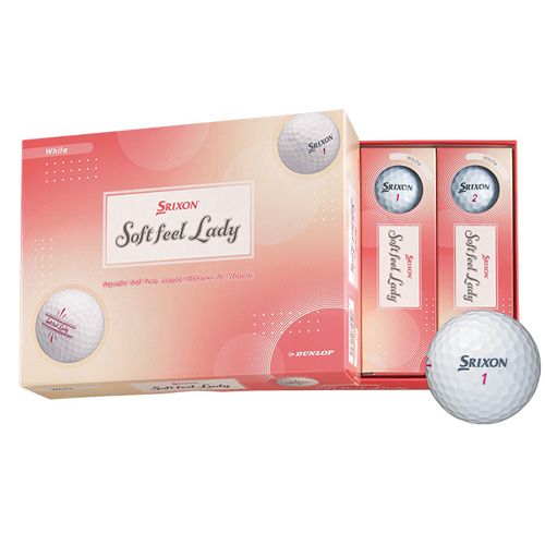 【女性用】【総額 3万円以上 購入で送料無料】ダンロップ■スリクソン■SOFT FEEL LADY<ソフトフィールレディ>■ゴルフボール■2025年モデル■1ダース
