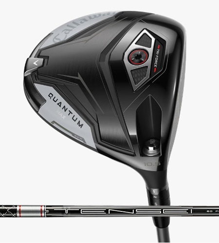 QUANTUM MAX �h���C�o�[ [TENSEI GRAY 60 for Callaway �t���b�N�X�FS ���t�g�F10.5]