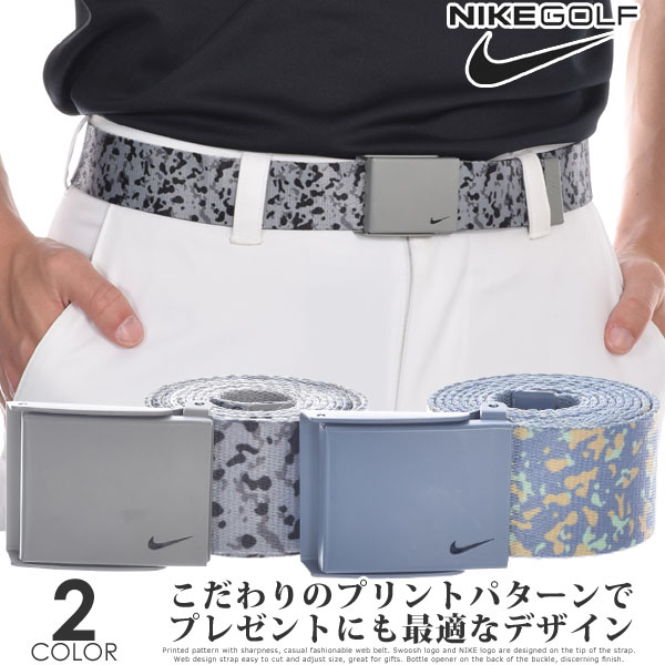 NIKE - 送料無料 新品 NIKE golf belt ゴルフ ベルト XL RED NIKE GOLF WEB BELT, ADJUSTABLE UP TO SIZE 42, NEW, CHOOSE