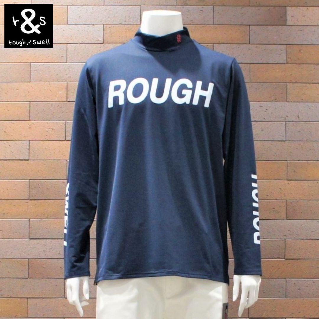 rough&swell 『BIG LOGO MOCK .』 【NAVY】 RSM-21227 モックネック-NINETEEN