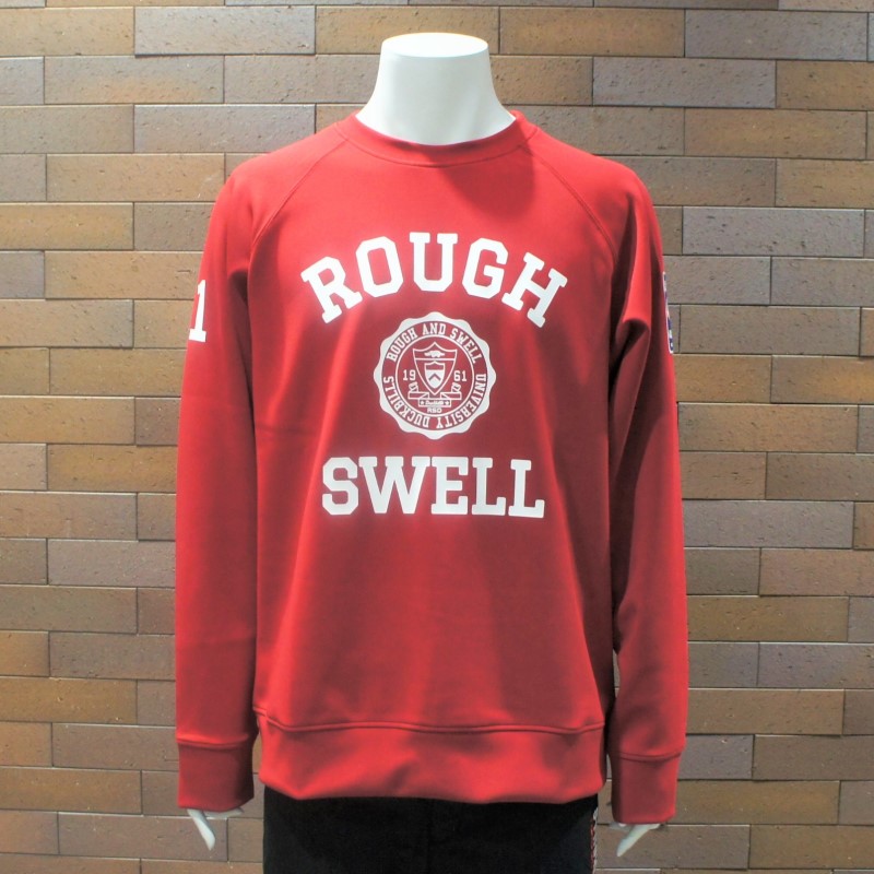 rough&swell　HARVARD SWEAT rough＆swell 『HARVARD SWEAT』 【RED】 RSM-22204 スウェット ゴルフ