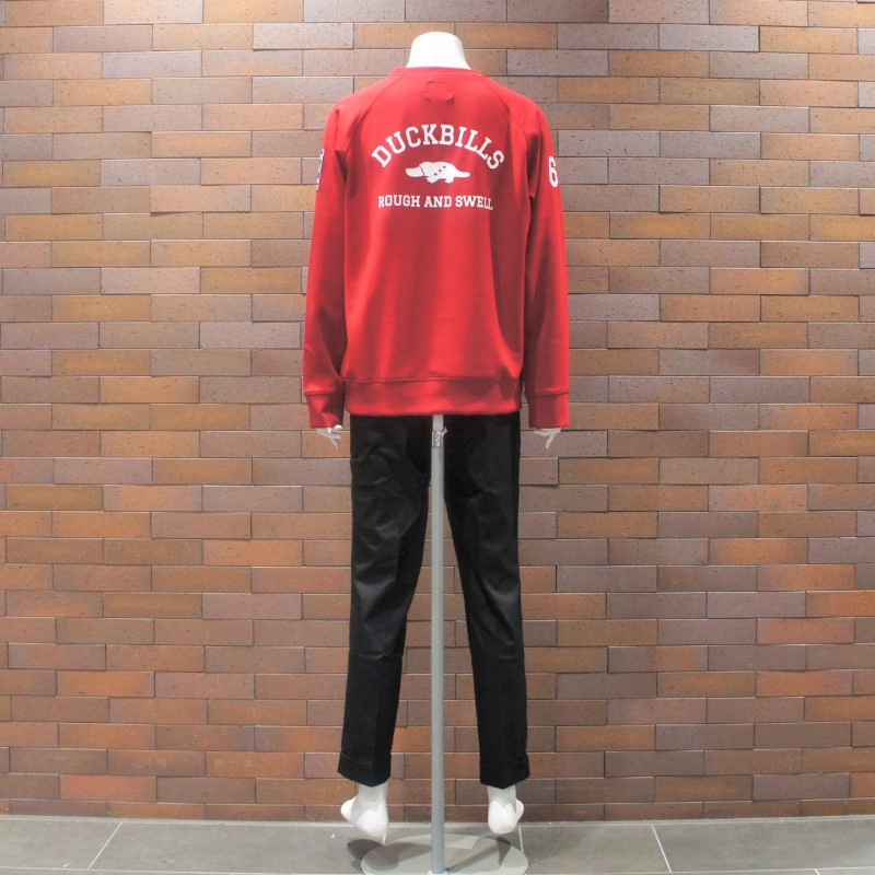 rough&swell　HARVARD SWEAT rough＆swell 『HARVARD SWEAT』 【RED】 RSM-22204 スウェット ゴルフ