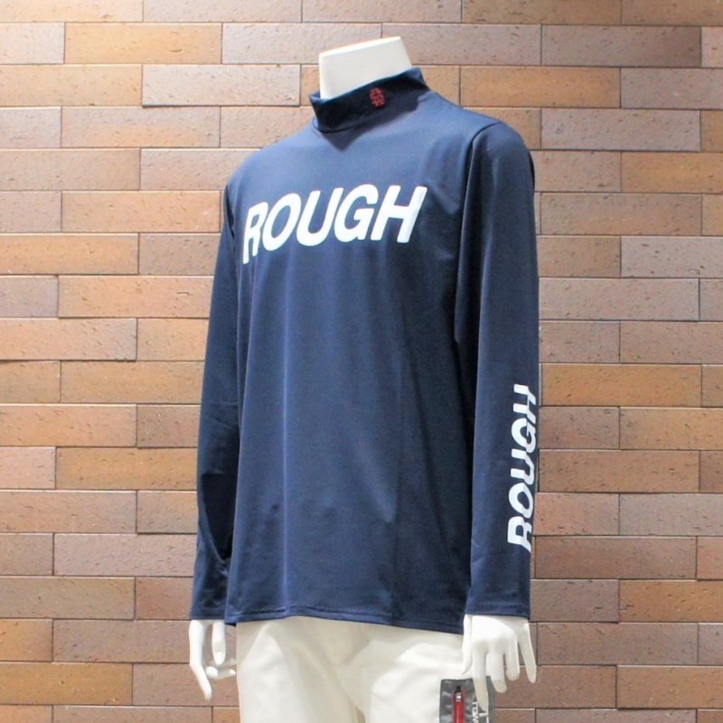 rough＆swell 『BIG LOGO MOCK L.S.』 【NAVY】 RSM-21227