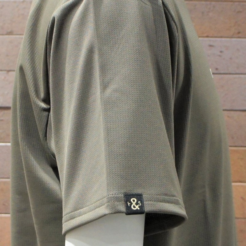 Rongh&Swell モックネック メンズ　SANDWICH GOLF L rough＆swell CHIC SICK TOUR MOCK OLIVE RSM-23020 モック