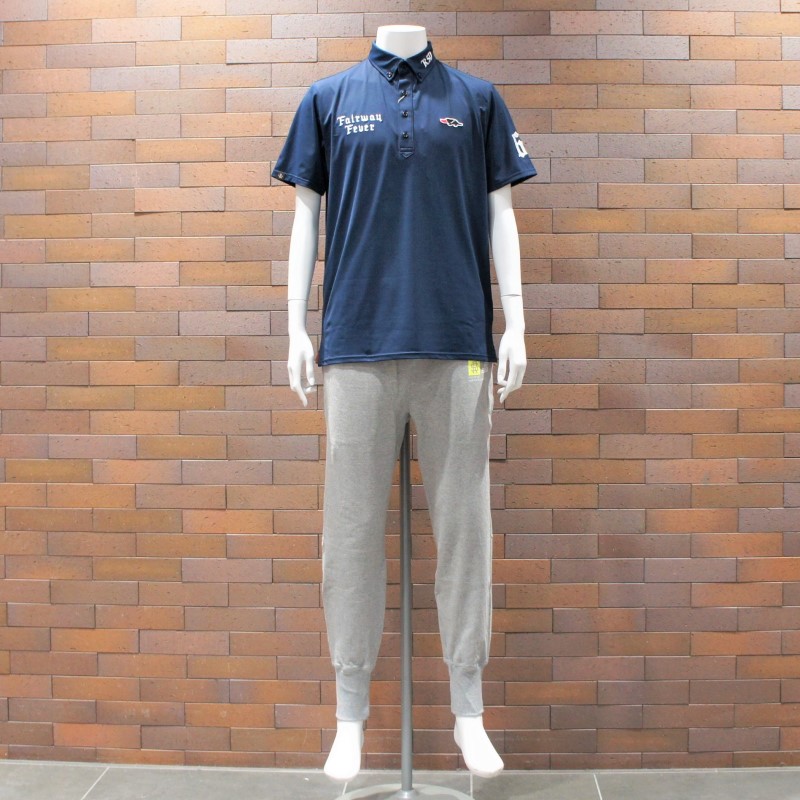 rough＆swell FAIRWAY FEVER TOUR POLO NAVY RSM-22002 ポロシャツ