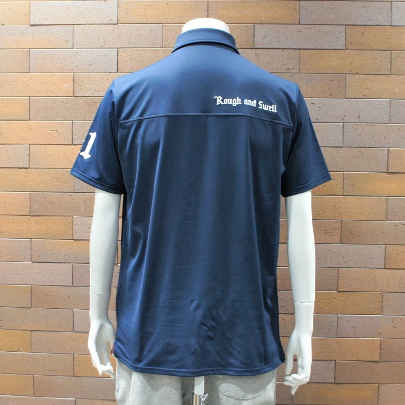 rough＆swell FAIRWAY FEVER TOUR POLO NAVY RSM-22002 ポロシャツ