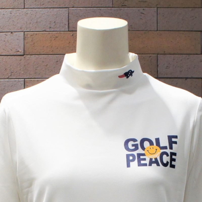 roughswell  GOLF PEACE MOCK L.S. W.١ WHITEۡRSL-21221åͥå <font color="#ff0000">for WOMEN</font>