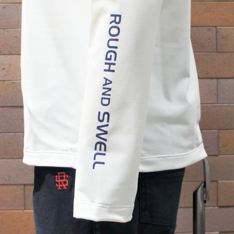 rough＆swell 『GOLF PEACE MOCK L.S. W.』 【WHITE】 RSL-21221