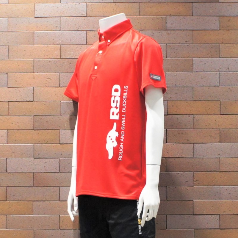 rough＆swell 『VERTICAL POLO』 【RED】 RSM-23013 ポロシャツ