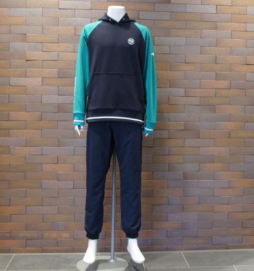 ラフアンドスウェル COLLEGE HOODIE EMERALD M ラフアンドスウェル