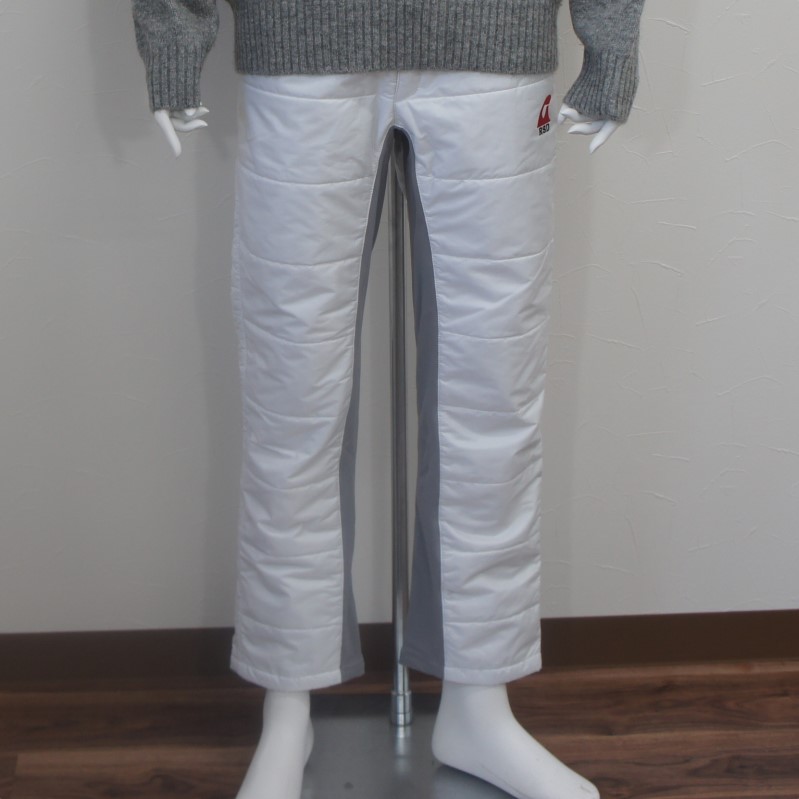 rough&swell メンズ 裏フリース パンツ 白 サイズL ROUGH&SWELL ラフ