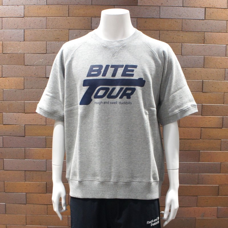 rough＆swell 『BITE TOUR SWEAT』 【GRAY】 RSM-24042 半袖スウェット