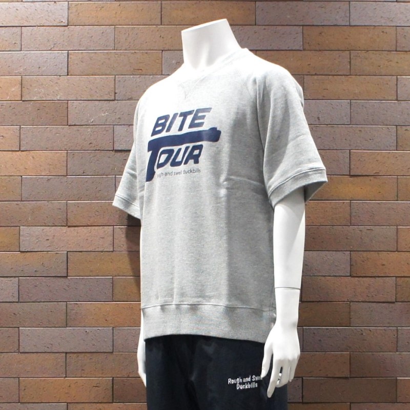 rough＆swell 『BITE TOUR SWEAT』 【GRAY】 RSM-24042 半袖スウェット