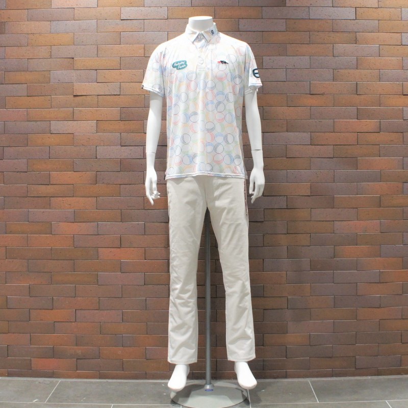 rough＆swell 『COLOR BALL POLO』 【WHITE】 RSM-22012