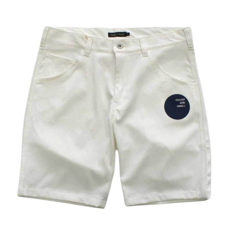 rough&swell ラフアンドスウェル ショートパンツ ホワイト ROUGH & SWELL ホワイト ショートパンツ rough&swell ラフアンド