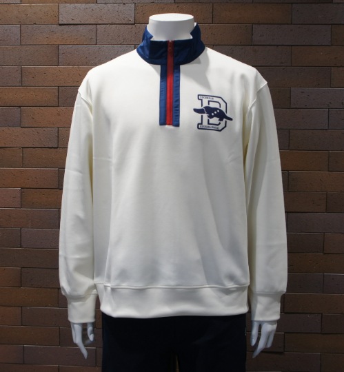 rough＆swell 『『BIG D ZIP SWEAT』 【WHITE】 RSM-24209 スウェット