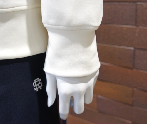 希少！美品！Rough & Swell スウェット　L rough＆swell 『『BIG D ZIP SWEAT』 【WHITE】 RSM-24209