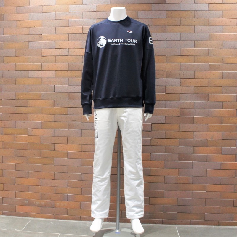 【美品】ラフアンドスウェル EARTH TOUR SWEAT スウェットシャツ rough&swell 『EARTH TOUR SWEAT』 【NAVY】 RSM-22207