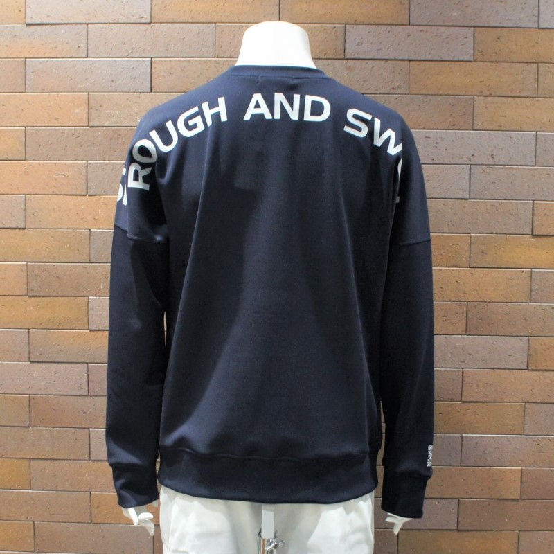 【美品】ラフアンドスウェル EARTH TOUR SWEAT スウェットシャツ rough&swell 『EARTH TOUR SWEAT』 【NAVY】 RSM-22207