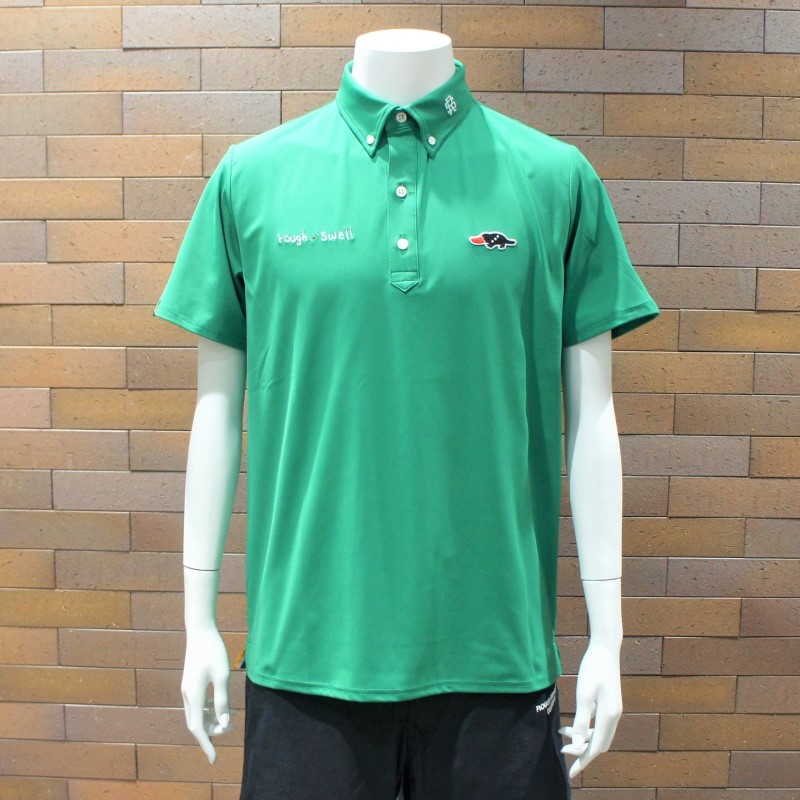 rough＆swell 『ALL LOGOS POLO』 【GREEN】 RSM-23006 ポロシャツ 