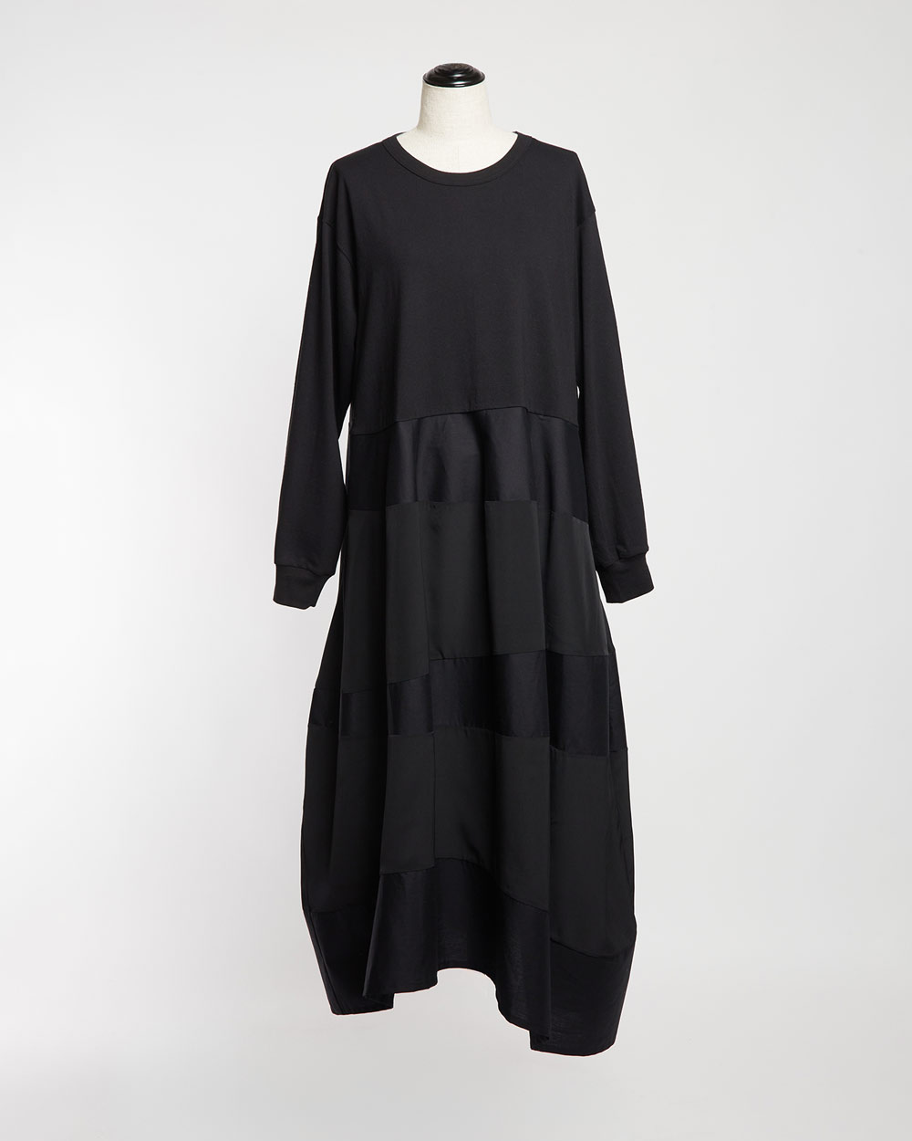 gomme　ゴム　アシンメトリ　長袖　ワンピース gomme ゴム アシンメトリ 長袖 ワンピース