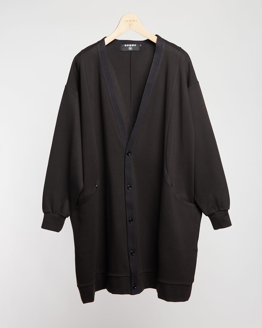 ロングポンチカーディガン