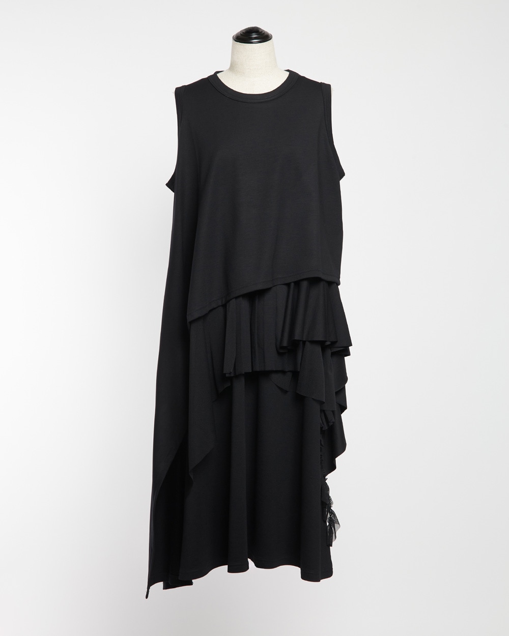 gomme　ゴム　アシンメトリ　長袖　ワンピース gomme】ゴム 公式オンラインショップ