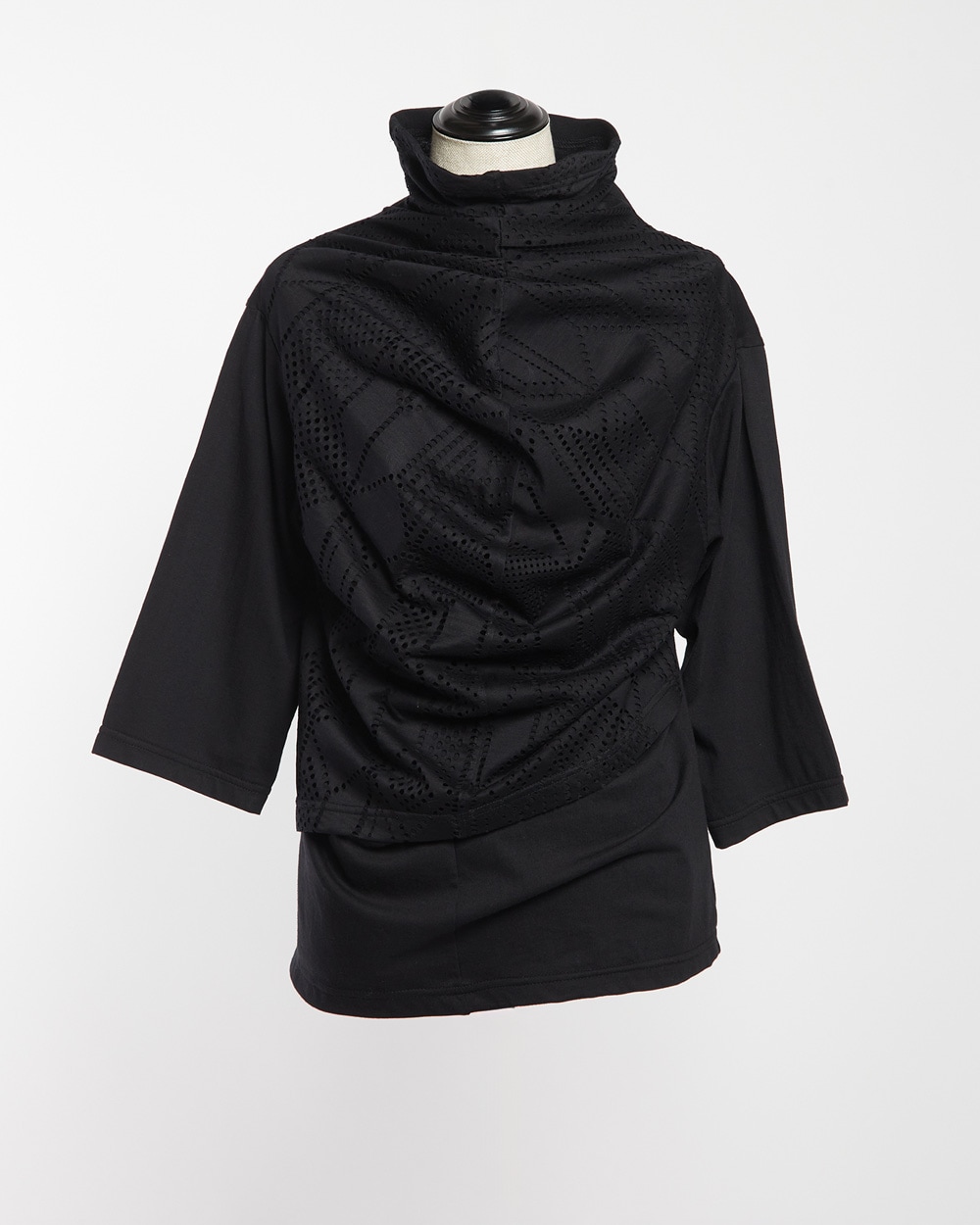 ハイネックドレープＴ