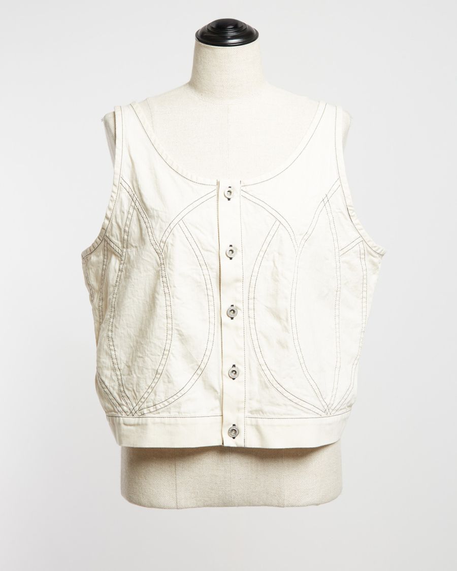 チューリップデニムベスト