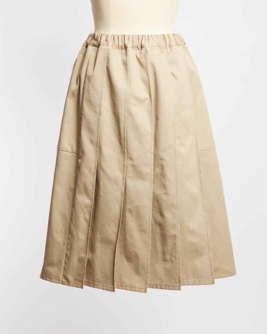 マルチプリーツチノスカート
