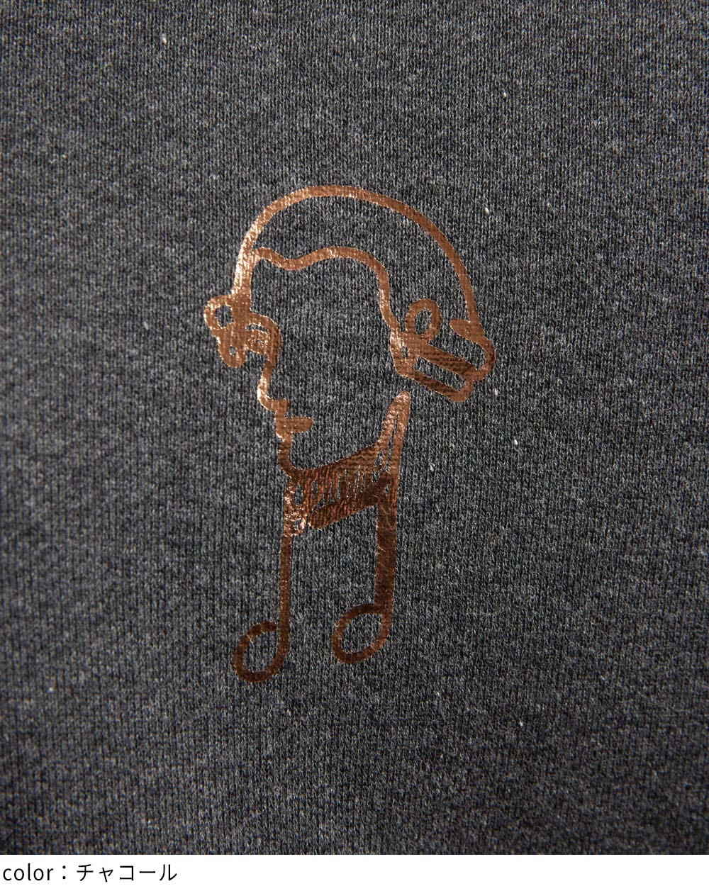 ハーフジップパーカー